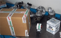 Imballaggio turbine Promot